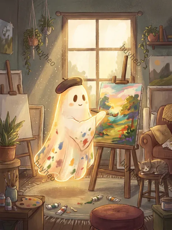 Whimsical Storybook Glow Art