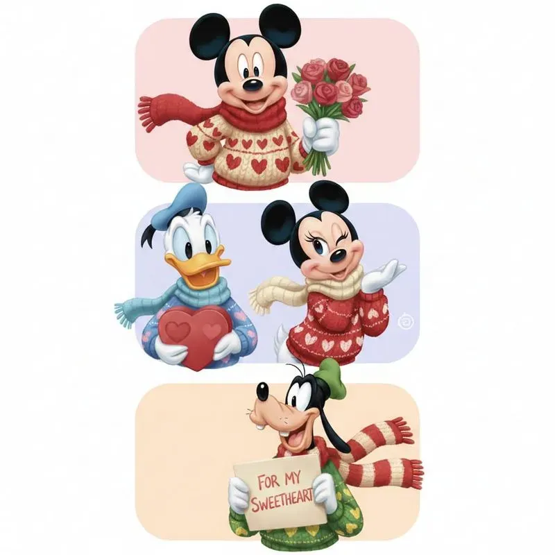Valentine 4panel Character Art Packs