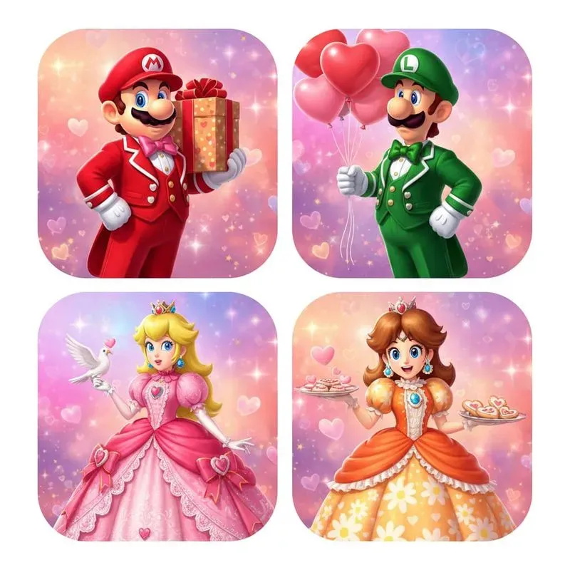 Valentine 4panel Character Art Packs