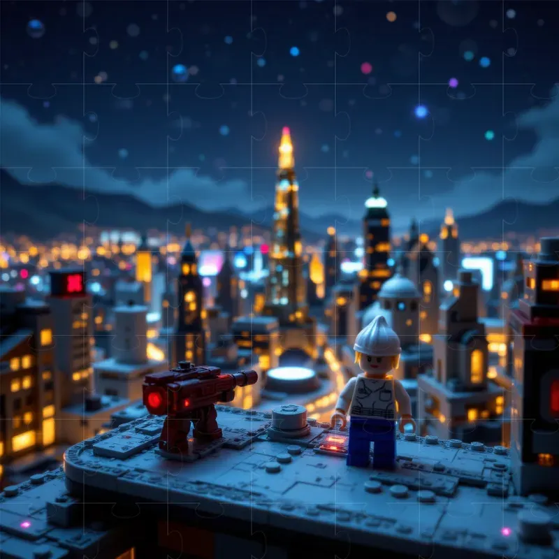 Cinematic Lego City World 7 Urban Scenes