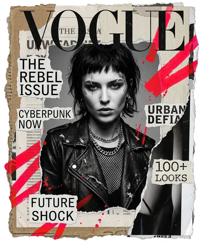 Torn Paper Vogue Editorial Packs