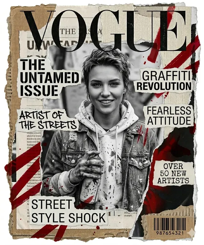 Torn Paper Vogue Editorial Packs