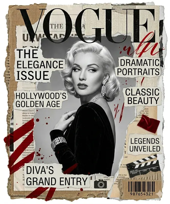 Torn Paper Vogue Editorial Packs