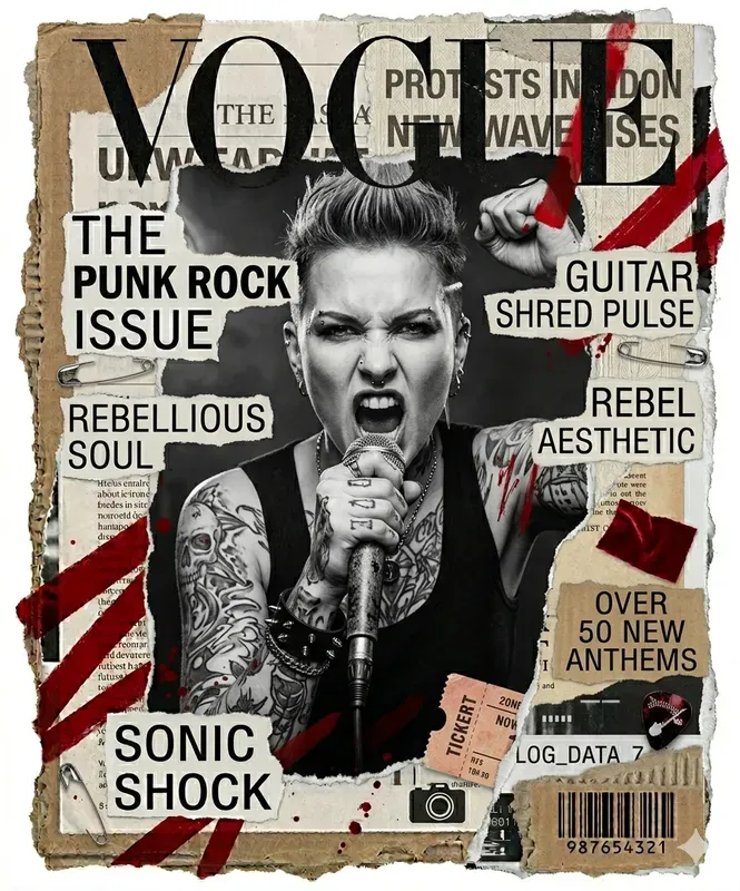 Torn Paper Vogue Editorial Packs