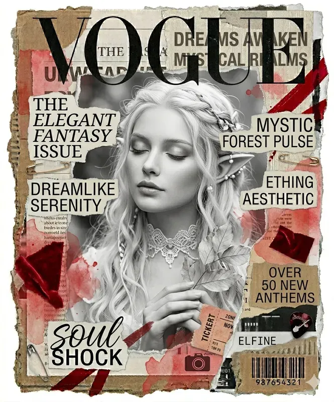 Torn Paper Vogue Editorial Packs