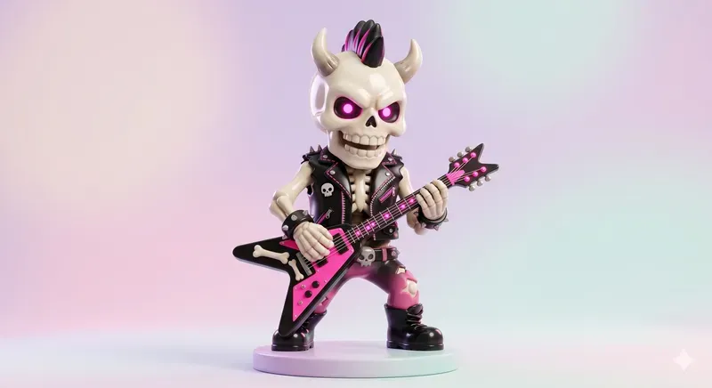 3D Designer Vinyl Art Toys