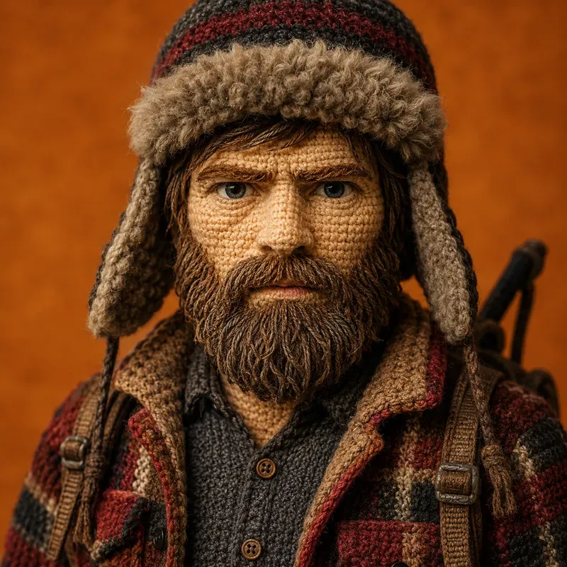 Crochet Men Portrait Collections