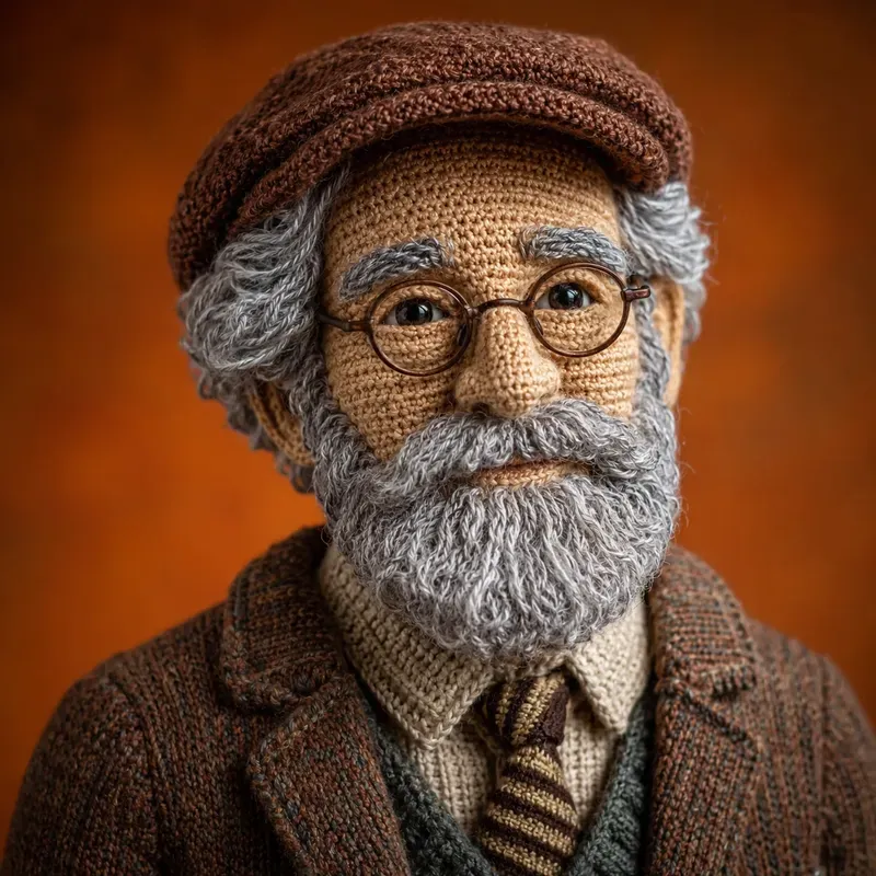 Crochet Men Portrait Collections
