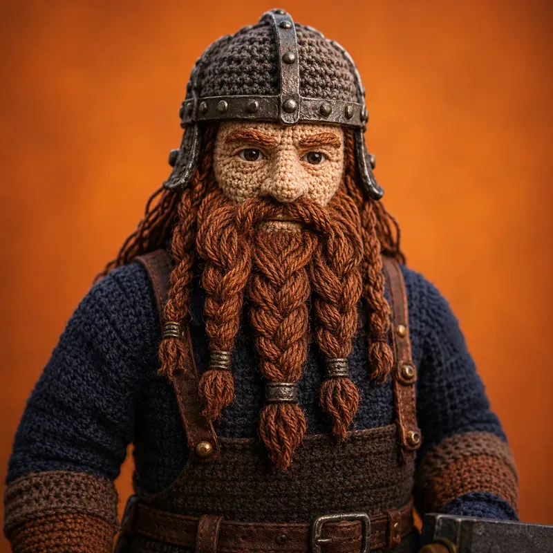 Crochet Men Portrait Collections