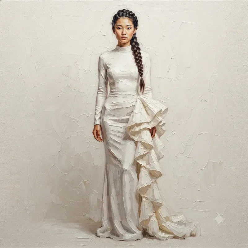 Fashion Models Oil Painting Collections