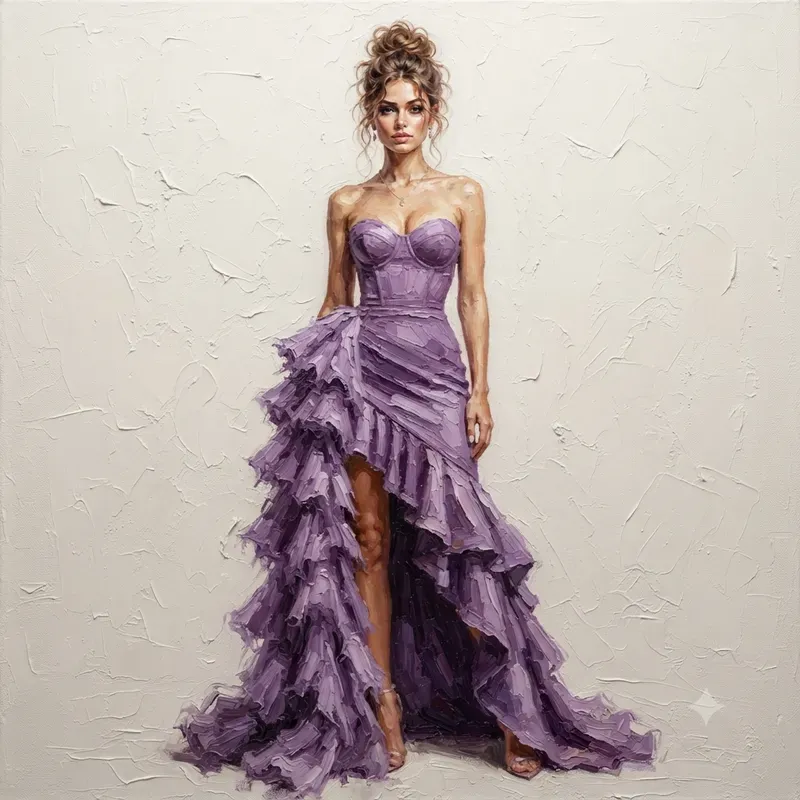 Fashion Models Oil Painting Collections