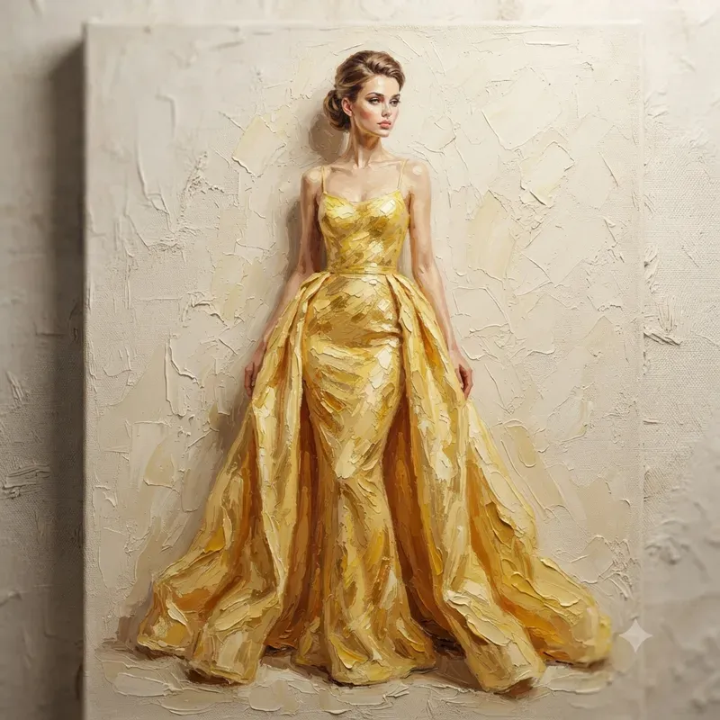 Fashion Models Oil Painting Collections