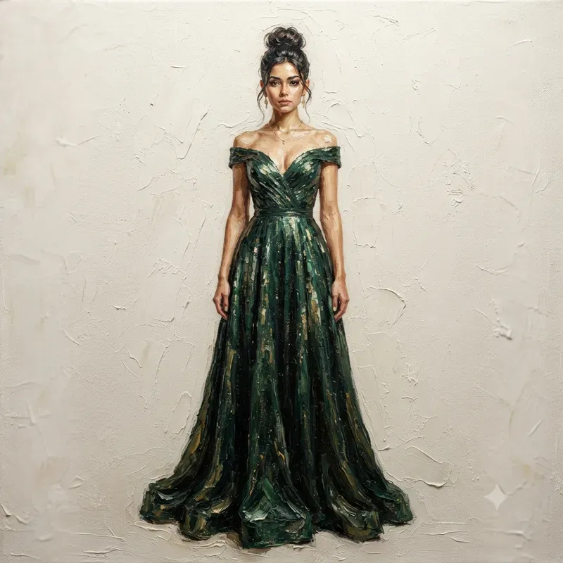 Fashion Models Oil Painting Collections