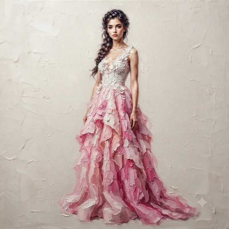 Fashion Models Oil Painting Collections