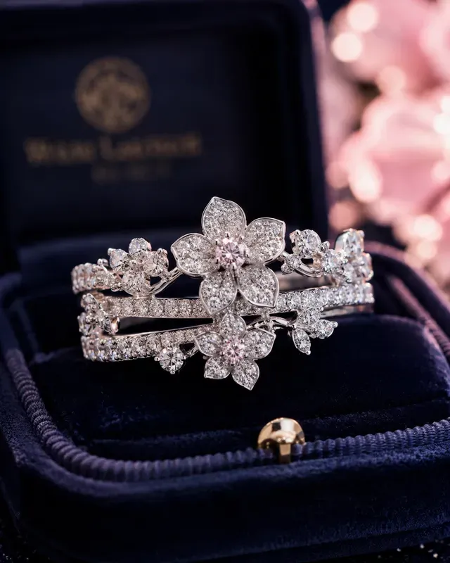 Luxury Designer Platinum Silver Rings