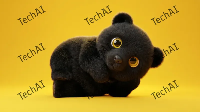 3D Fluffy Whimsical Character Style