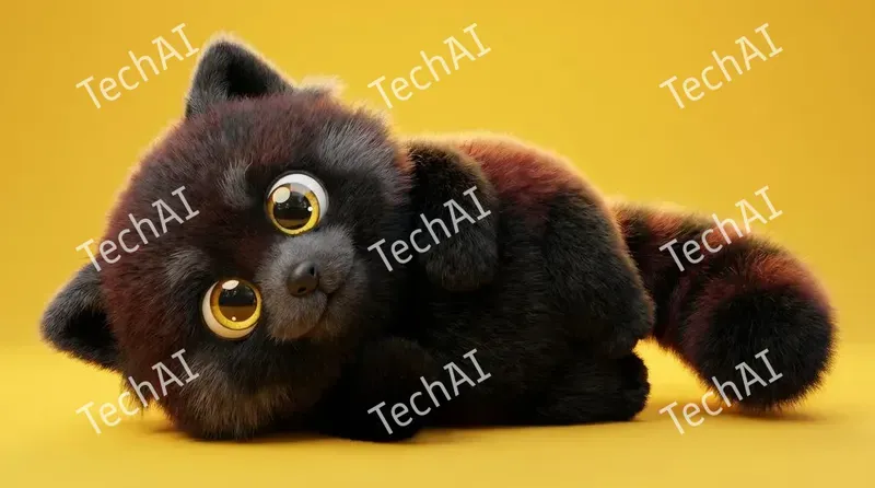 3D Fluffy Whimsical Character Style