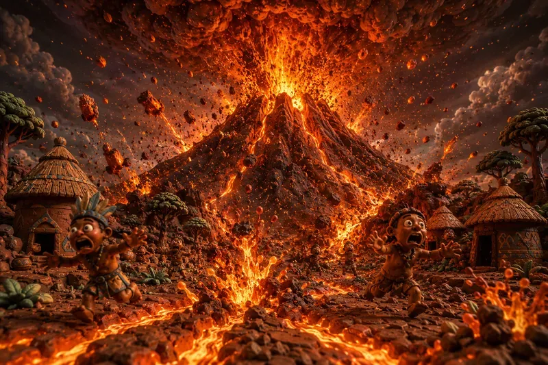 Clay World Disaster Scene Generator