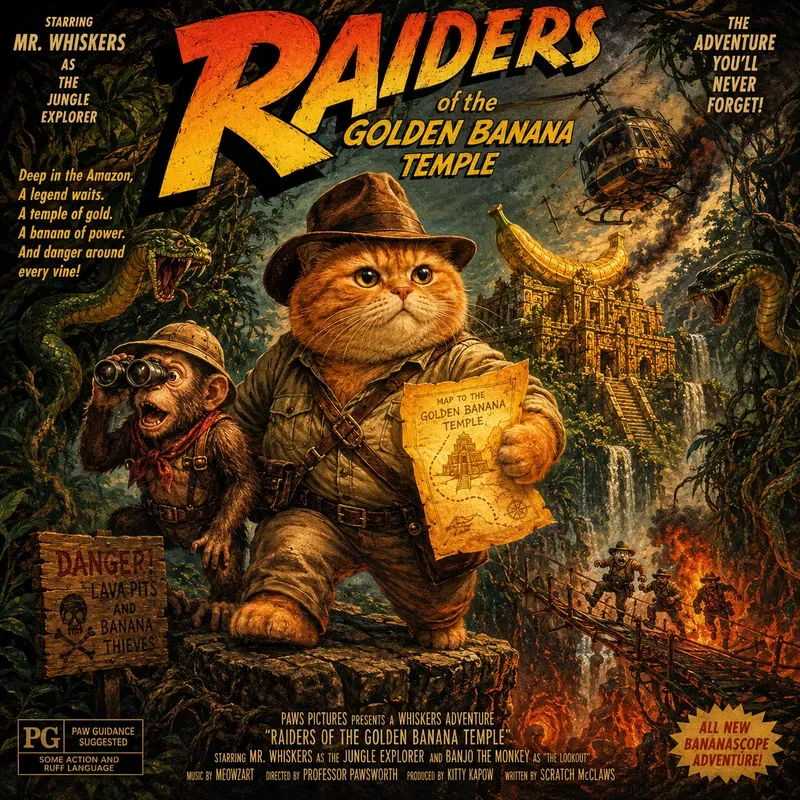 Feline Legends Adventure Posters
