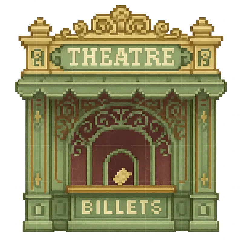 Belle Epoque Pixel Art Storefronts