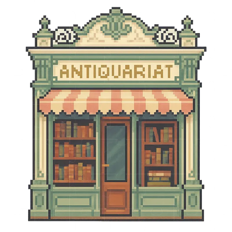 Belle Epoque Pixel Art Storefronts