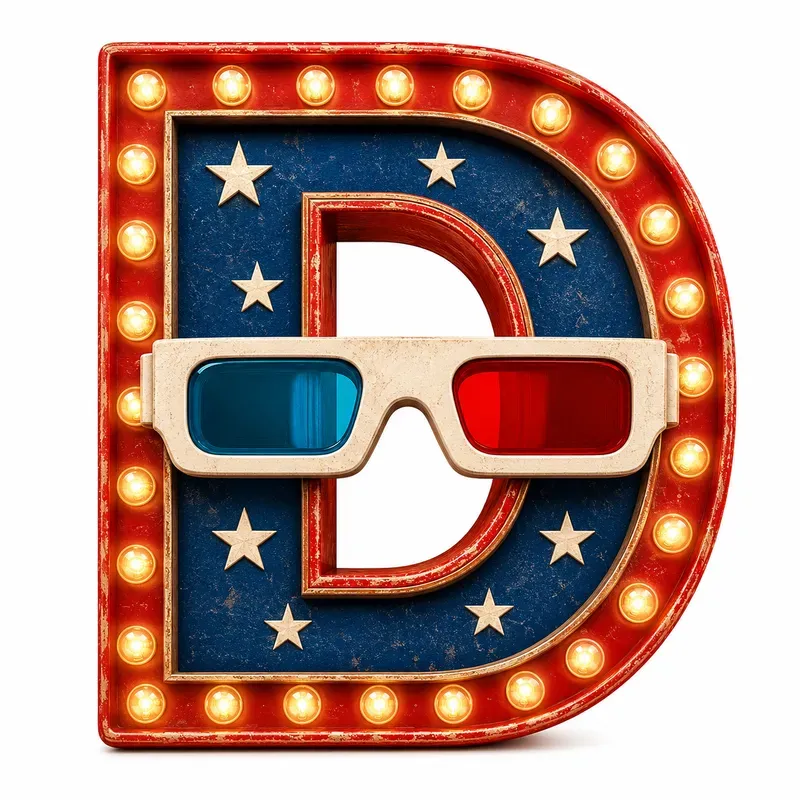 Vintage Marquee Alphabet Clipart
