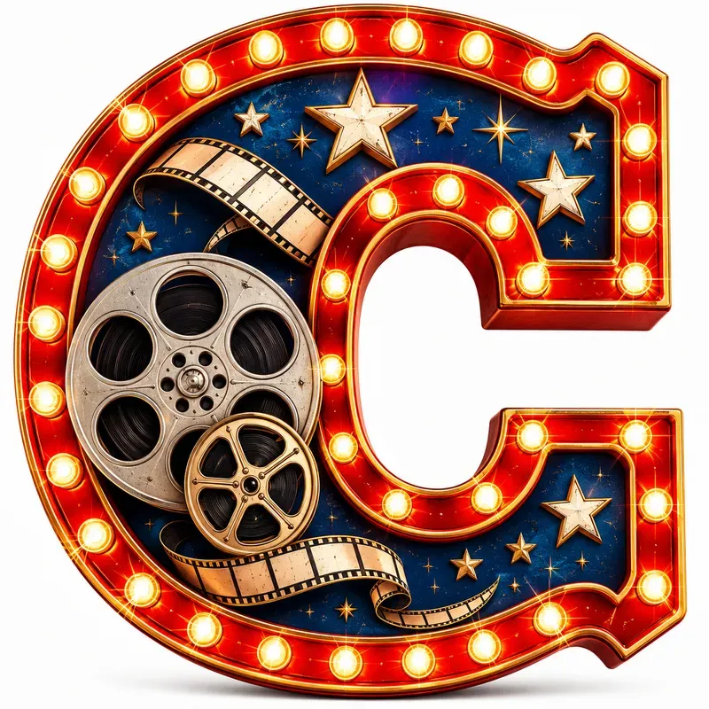 Vintage Marquee Alphabet Clipart