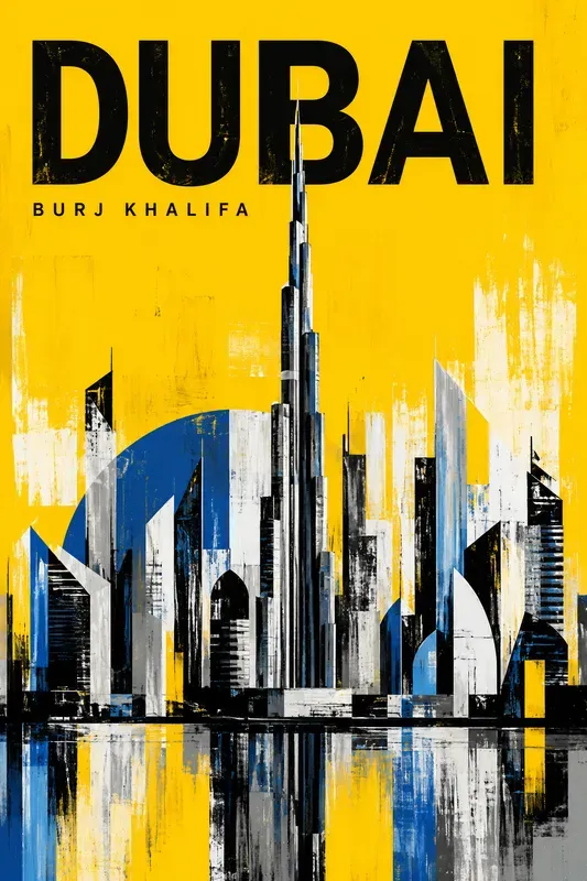 Modern City Skyline Posters