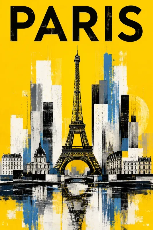 Modern City Skyline Posters