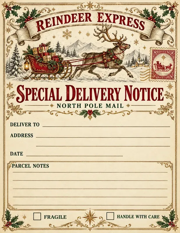 Reindeer Delivery Christmas Kits