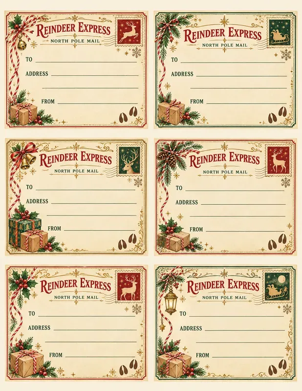 Reindeer Delivery Christmas Kits