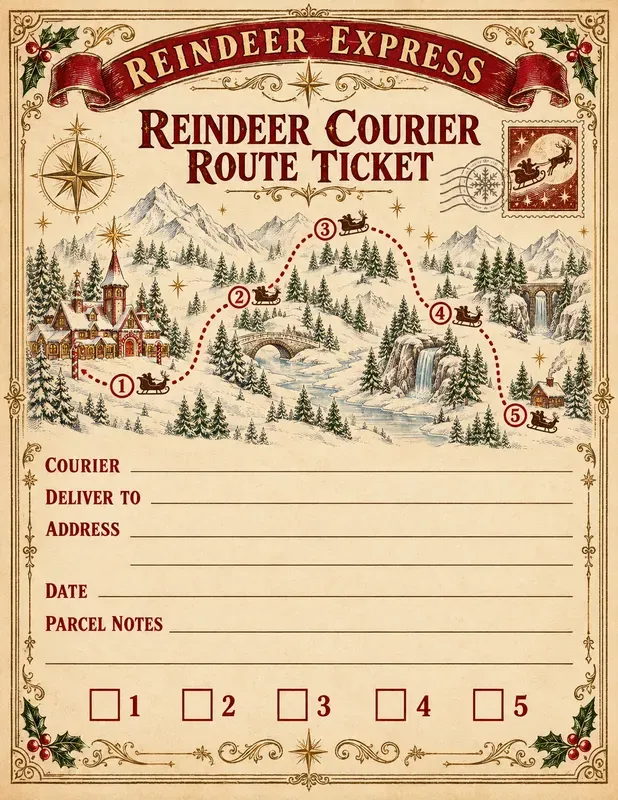 Reindeer Delivery Christmas Kits