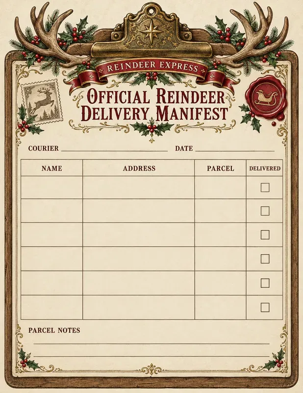 Reindeer Delivery Christmas Kits