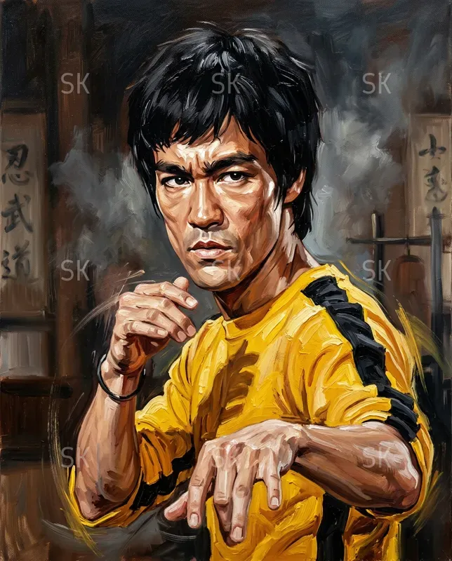 Famous People Caricature Oil Paintings