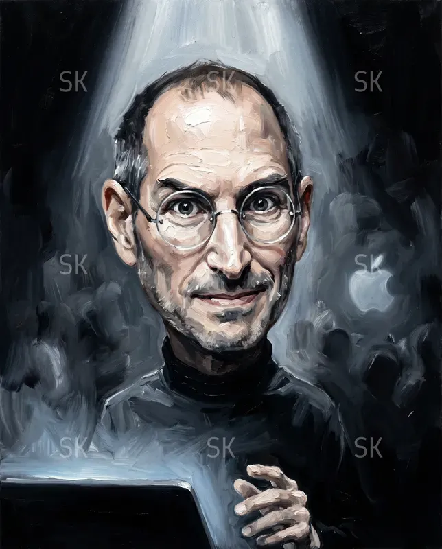 Famous People Caricature Oil Paintings