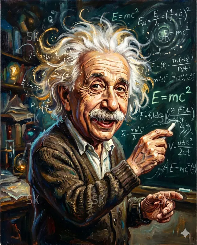 Famous People Caricature Oil Paintings