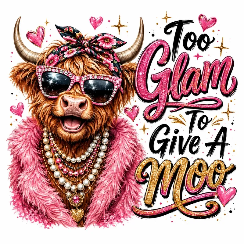 Glam Animal Quote Tshirts