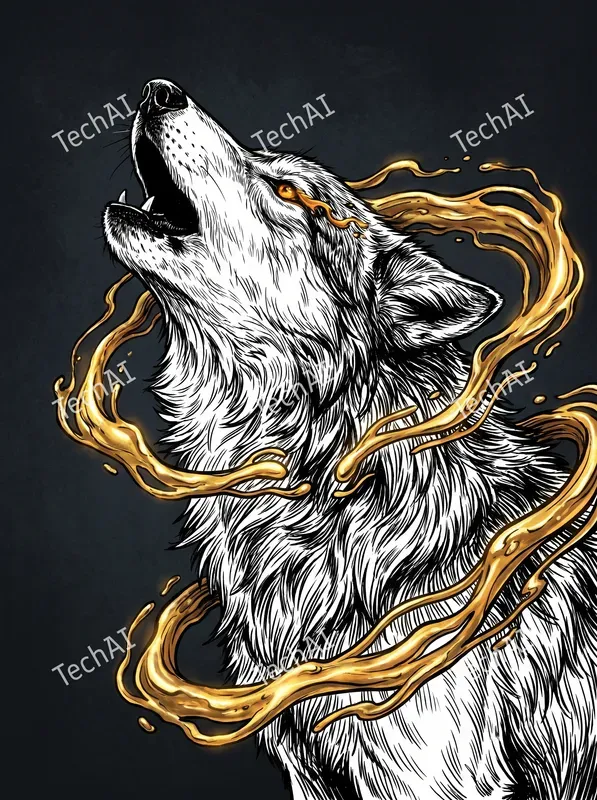 Gilded Monochrome Animal Noirs