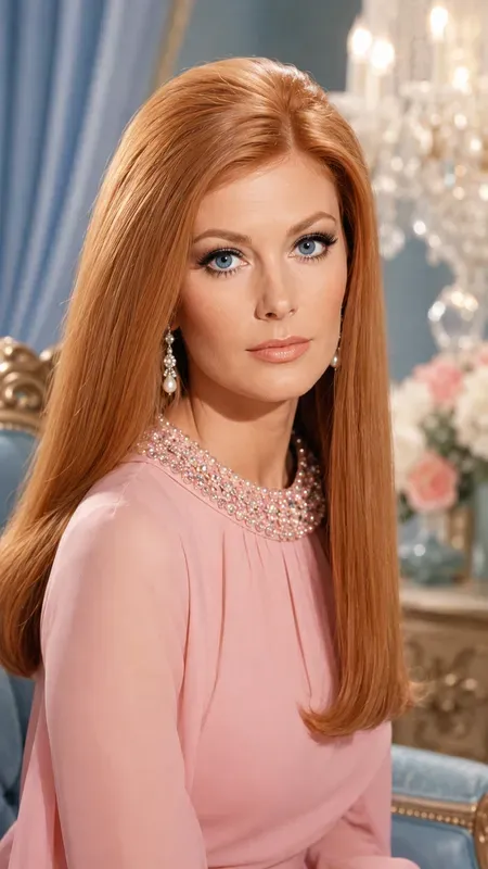 60s Elegant Tv Show Beauty Portraits