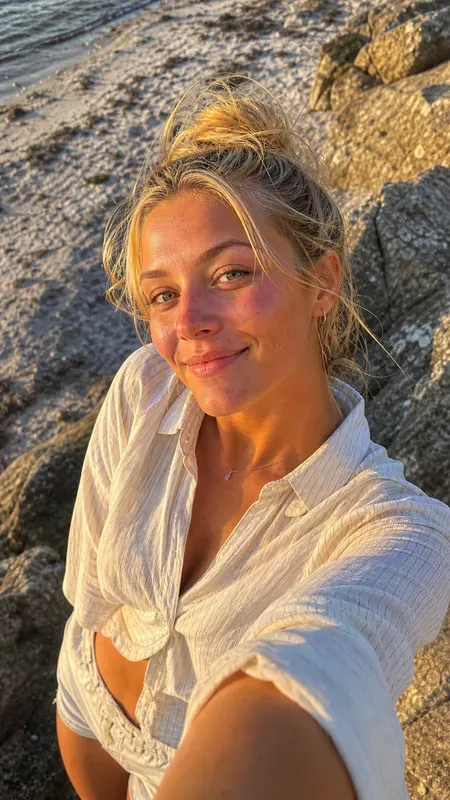 Summer Vacation Selfie Portraits