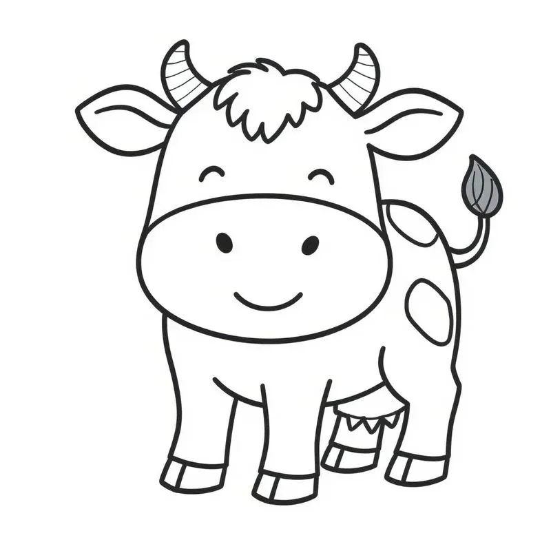 Farm Animals Coloring Pages For Toddlers