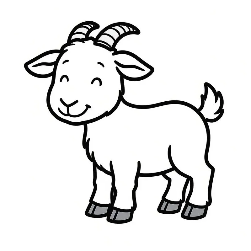 Farm Animals Coloring Pages For Toddlers
