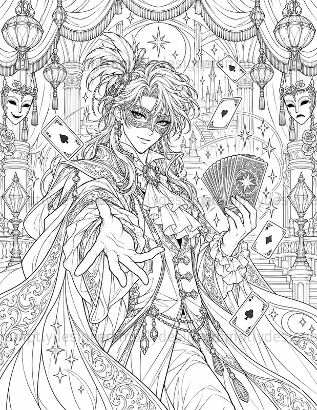Anime Circus Coloring Pages