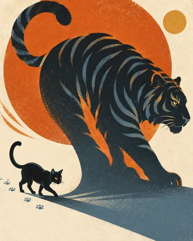 Symbolic Shadow Editorial Posters