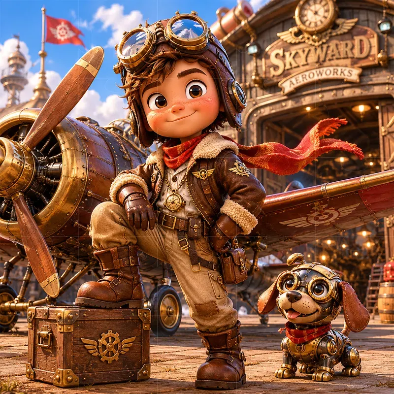 Stylized 3D Character Illustrations