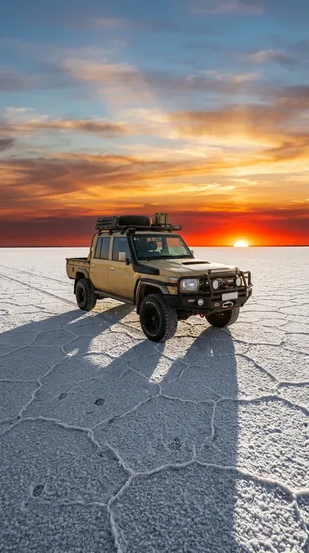 Salt Flats Horizon Car Stages