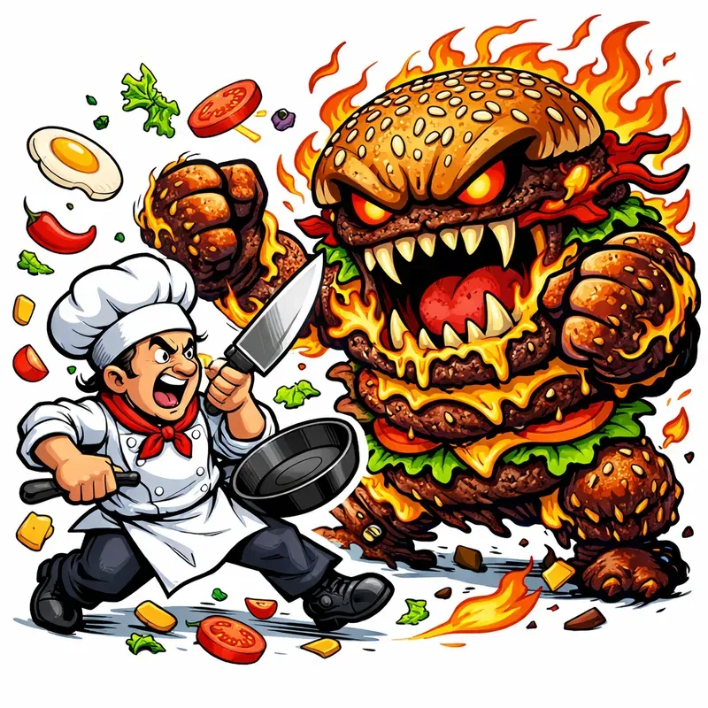 Chef Vs Food Monster Battles