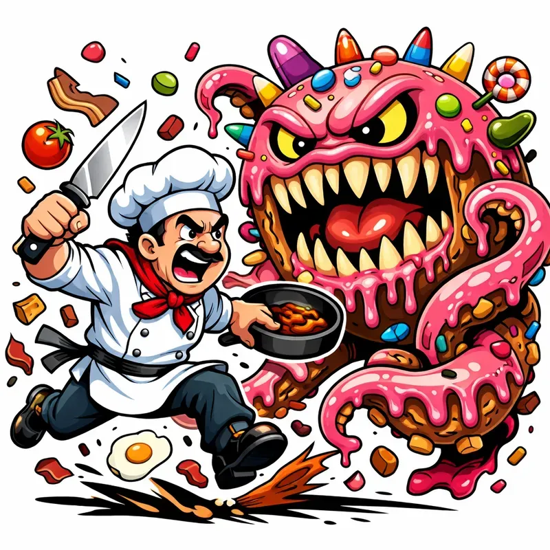 Chef Vs Food Monster Battles