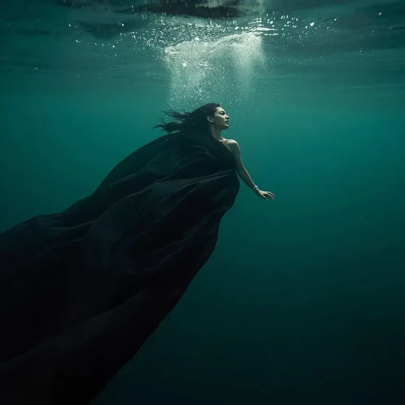 Underwater Fashion Editorial Photos