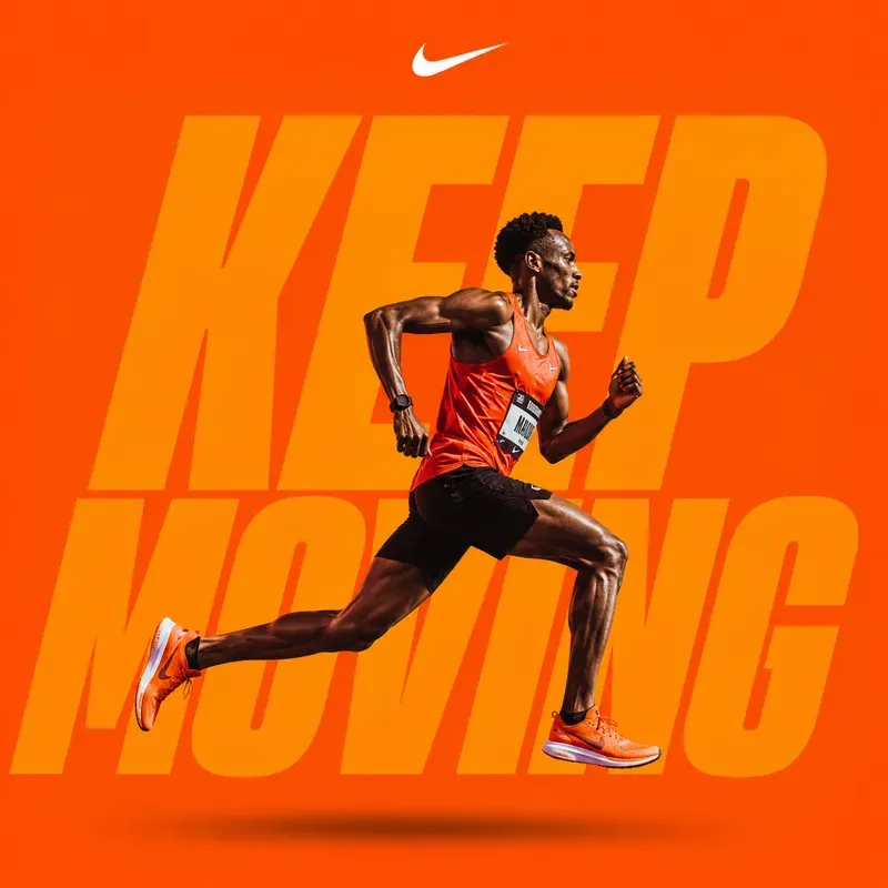 Dynamic Sports Typography Posters